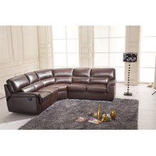 Wohnzimmer Echtes Leder Sofa (657)